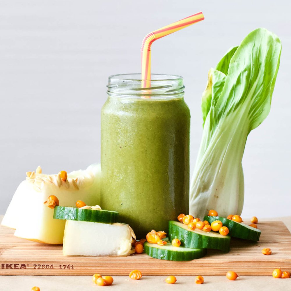 Galia Melon Green Shot Smoothie Recipe Refresh My Health