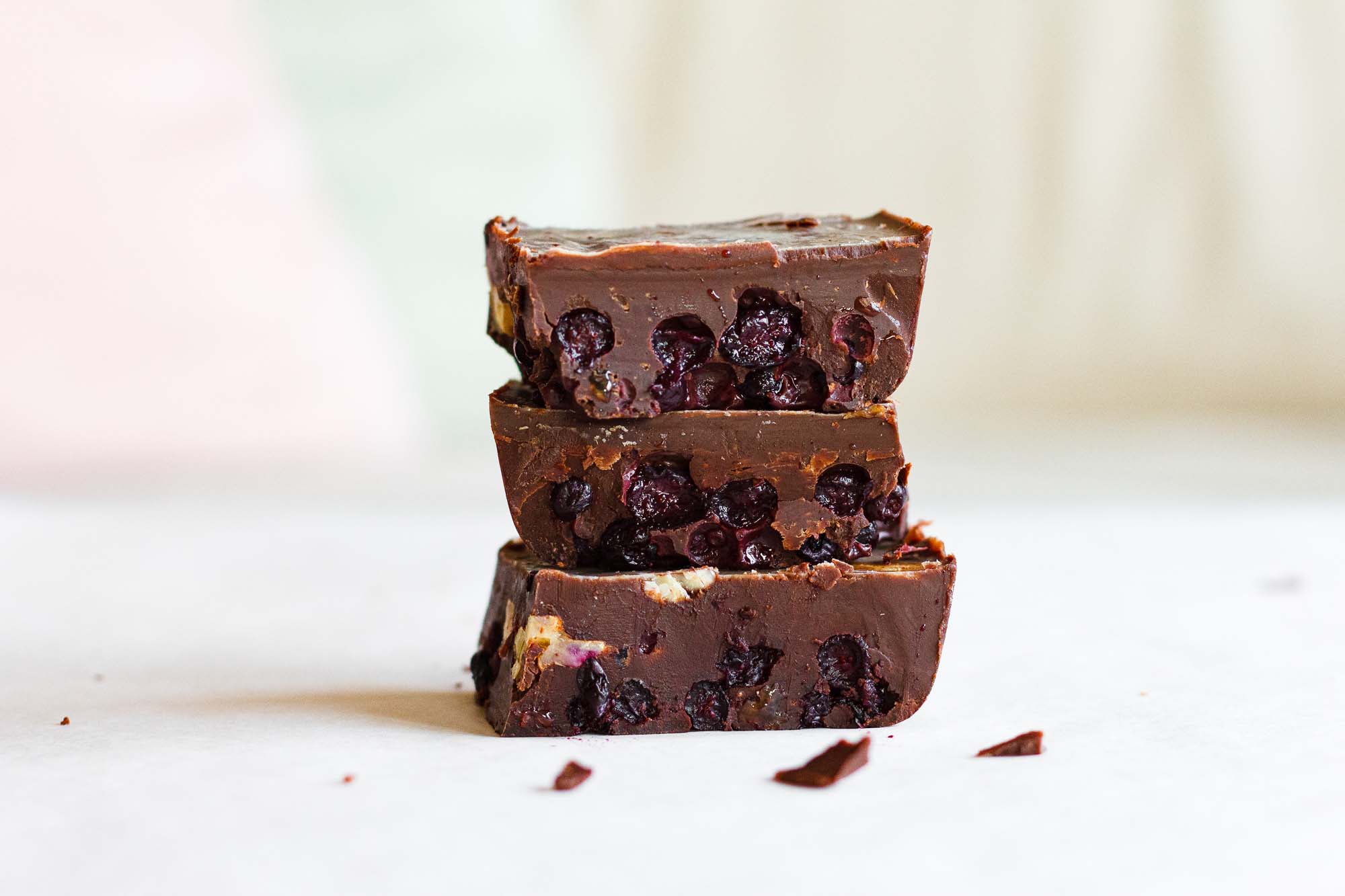 Homemade Chocolate Fat Bombs with Raisins and Walnuts