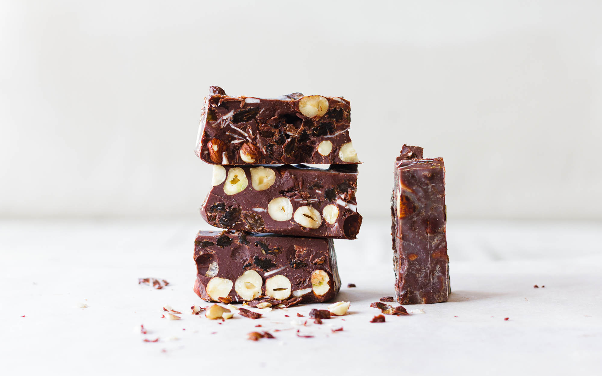 Homemade Chocolate Hazelnut Coconut Bars - Refresh My Health
