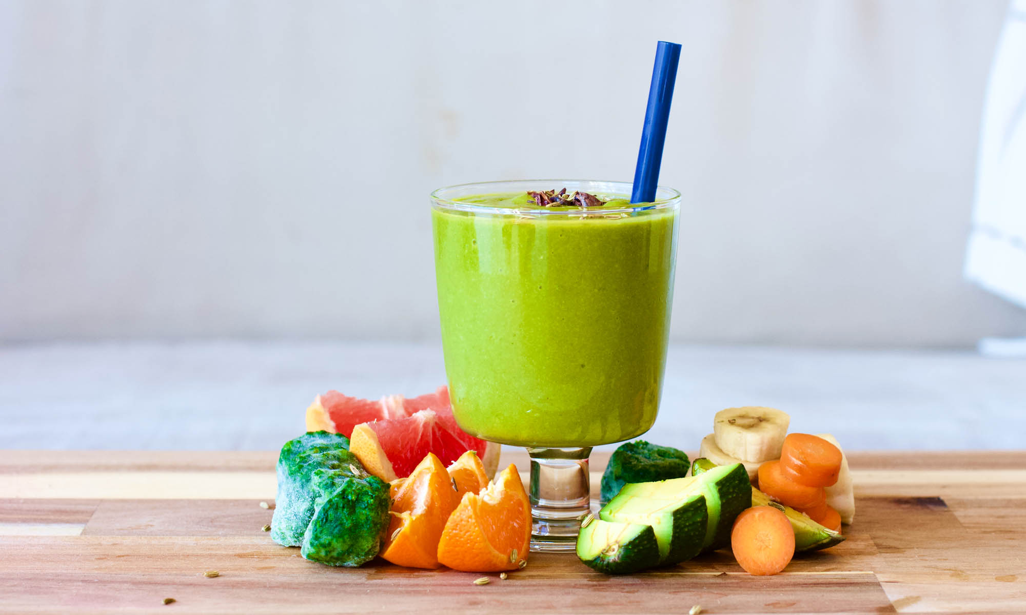 Avocado Spinach Grapefruit Green Smoothie Rocket Refresh My Health