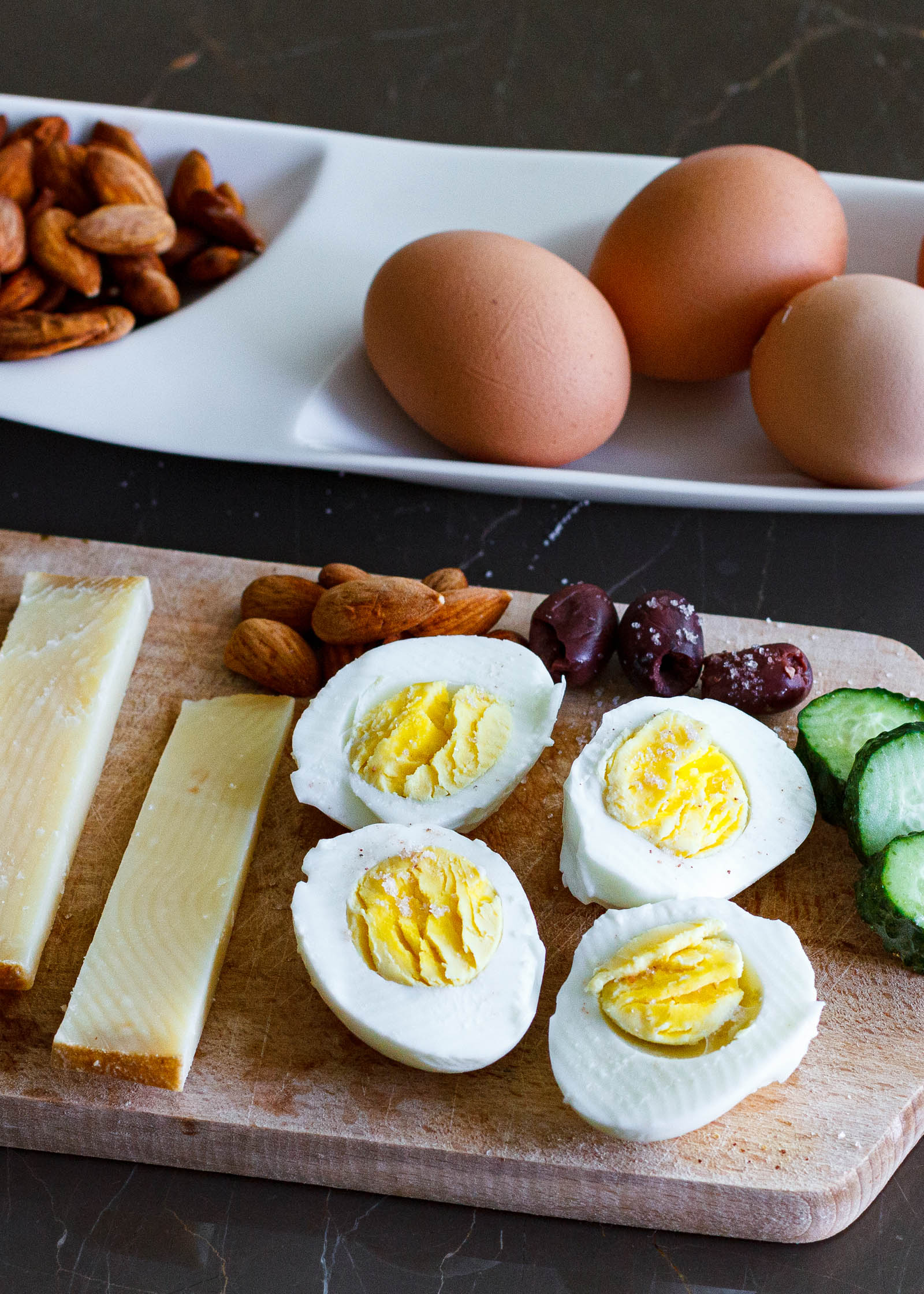 Close-up shot of Simple Keto Breakfast