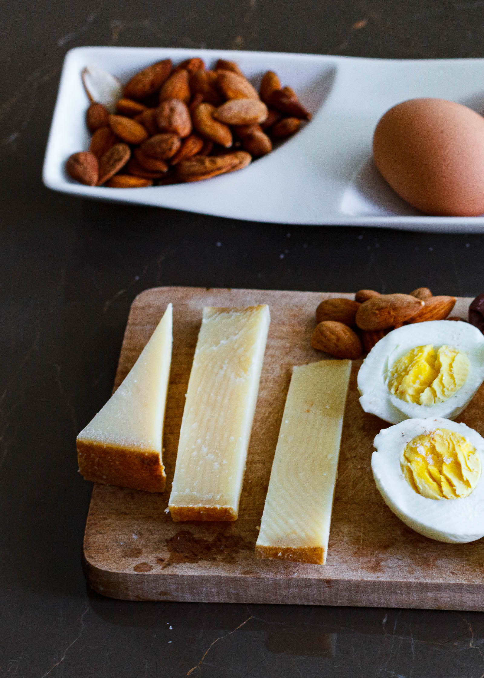 Close-up shot of Simple Keto Breakfast, left side