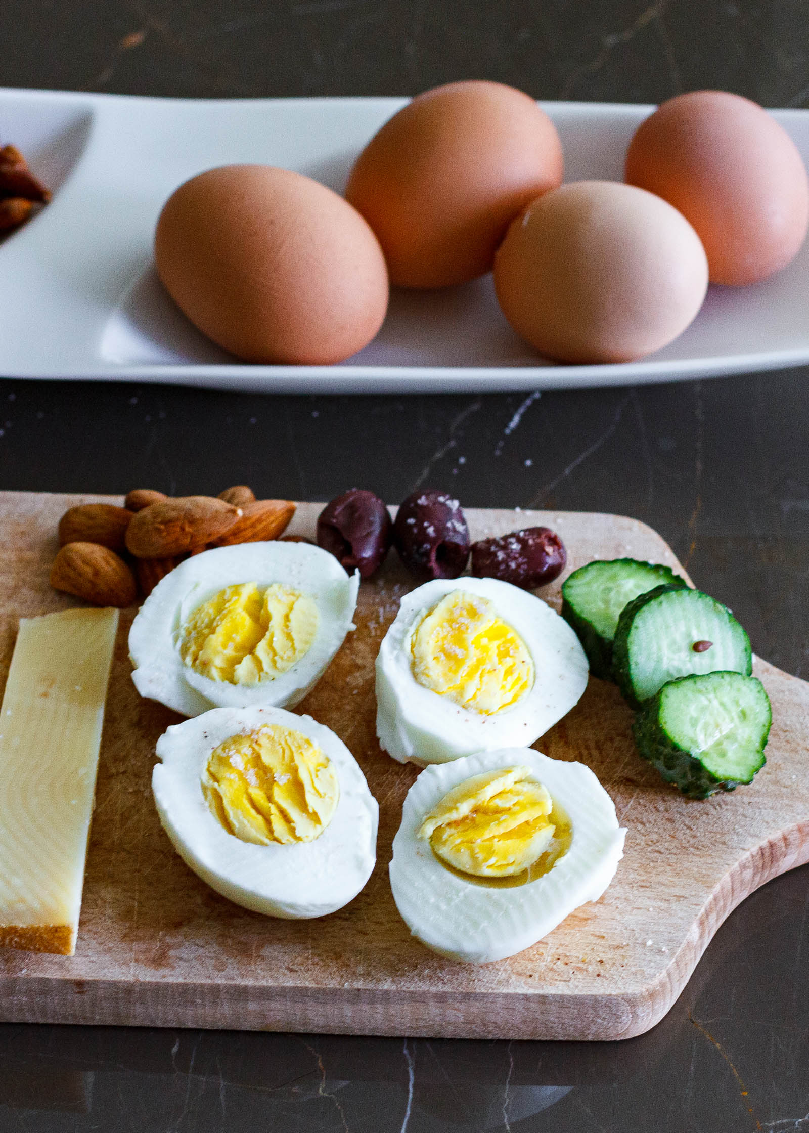 Close-up shot of Simple Keto Breakfast