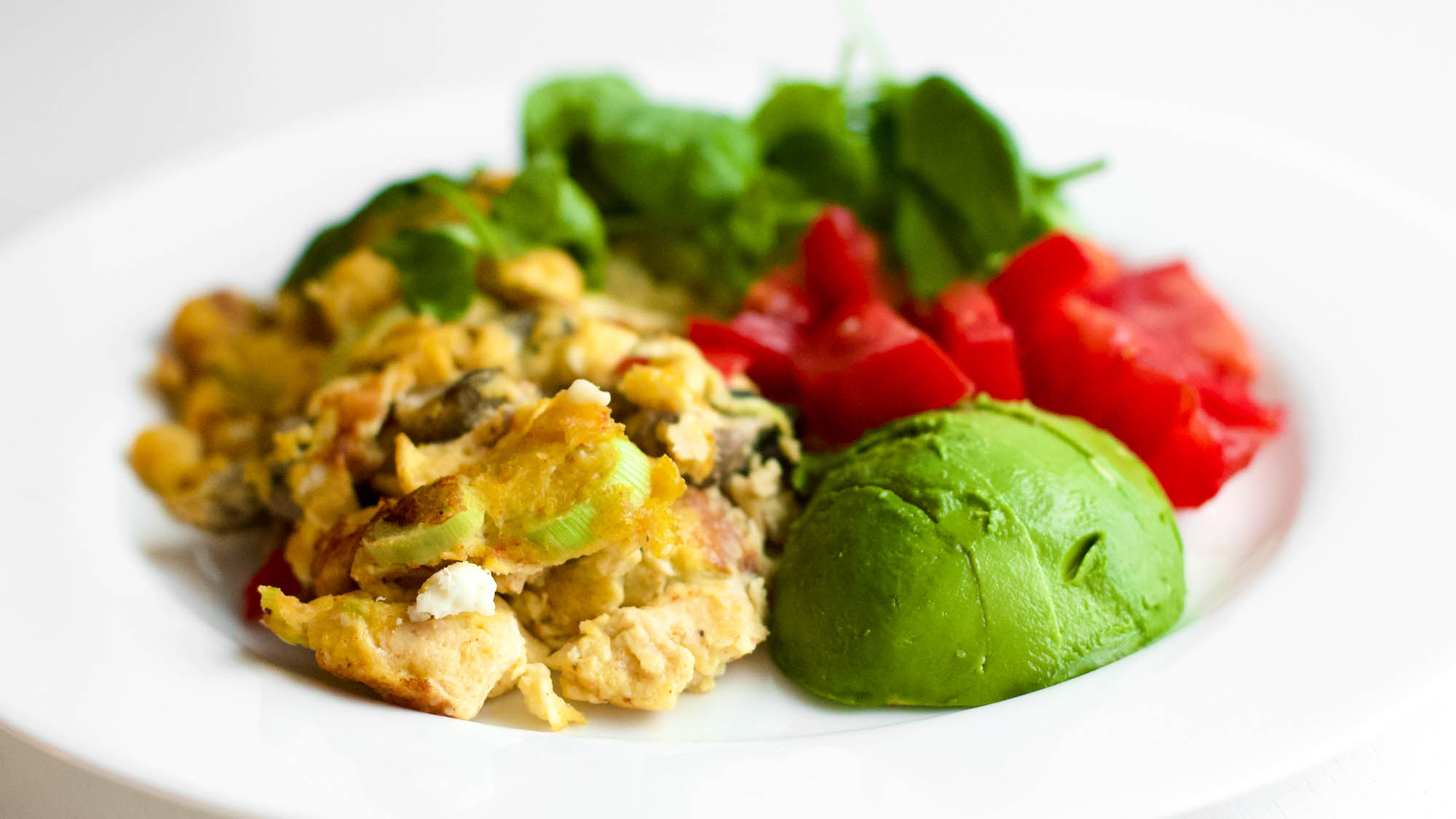 Colorful Scrambled Eggs with Vegetables Refresh My Health