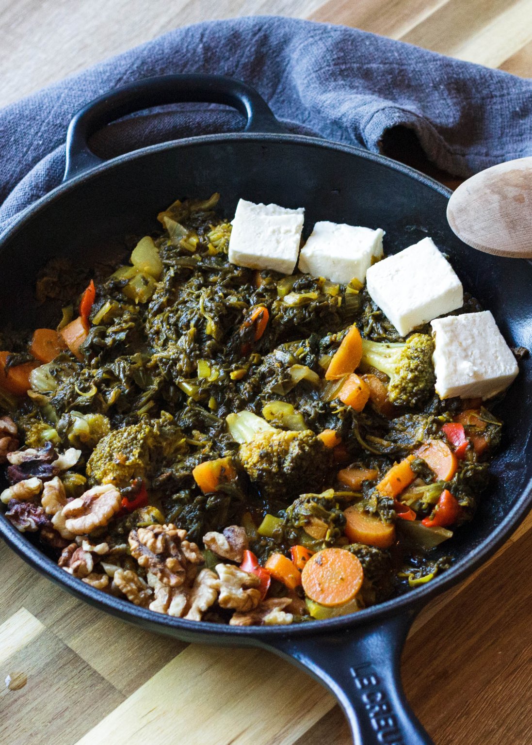 Easy Spinach Broccoli Skillet Recipe Refresh My Health