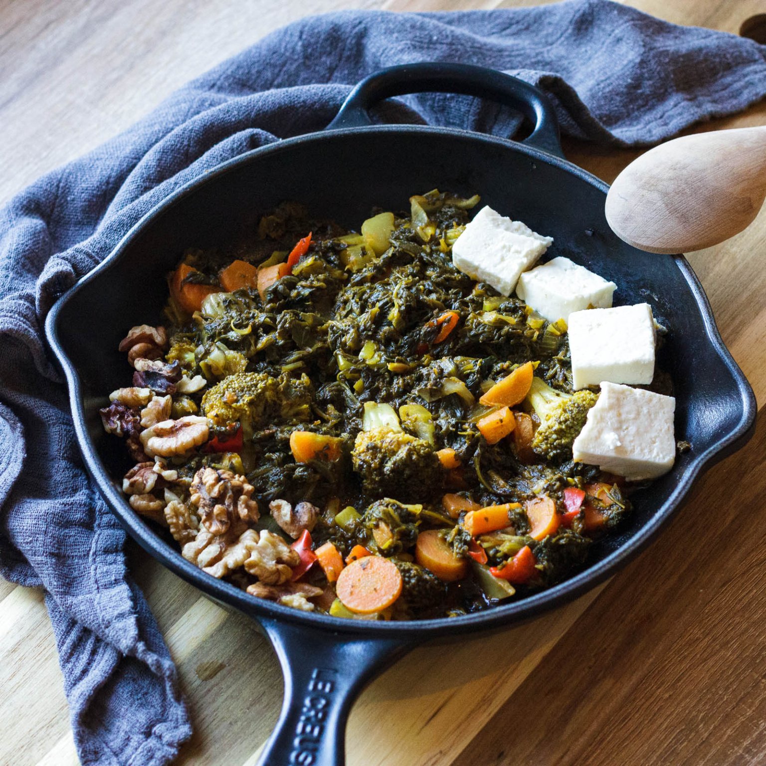Easy Spinach Broccoli Skillet Recipe Refresh My Health