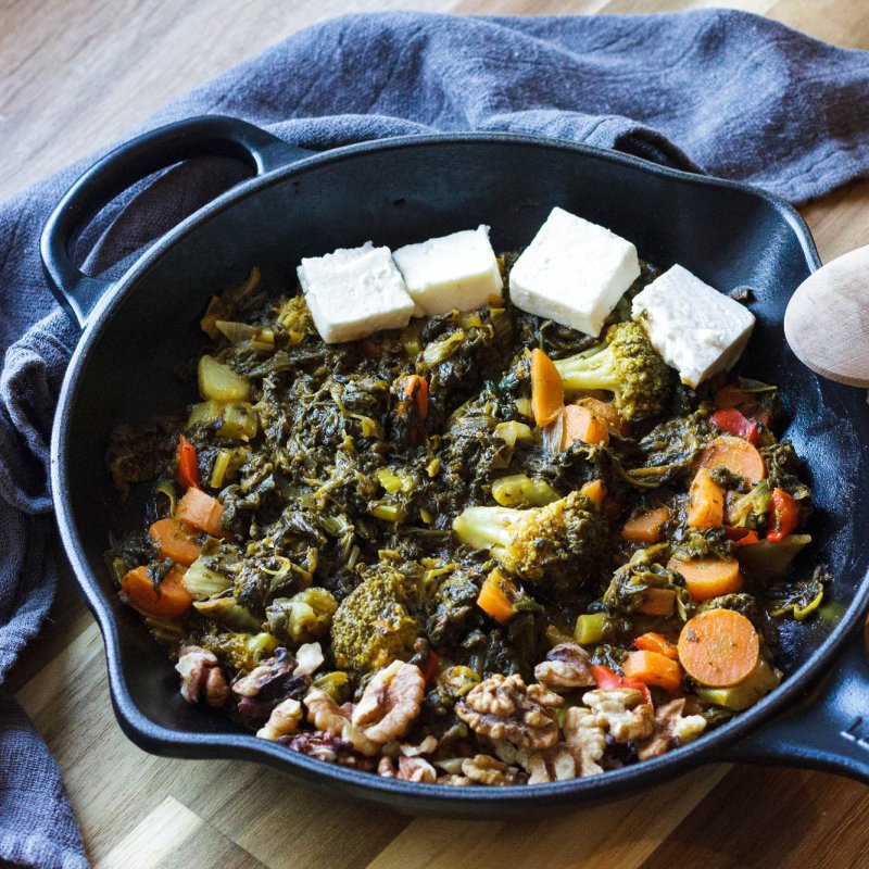 Easy Spinach Broccoli Skillet Recipe Refresh My Health