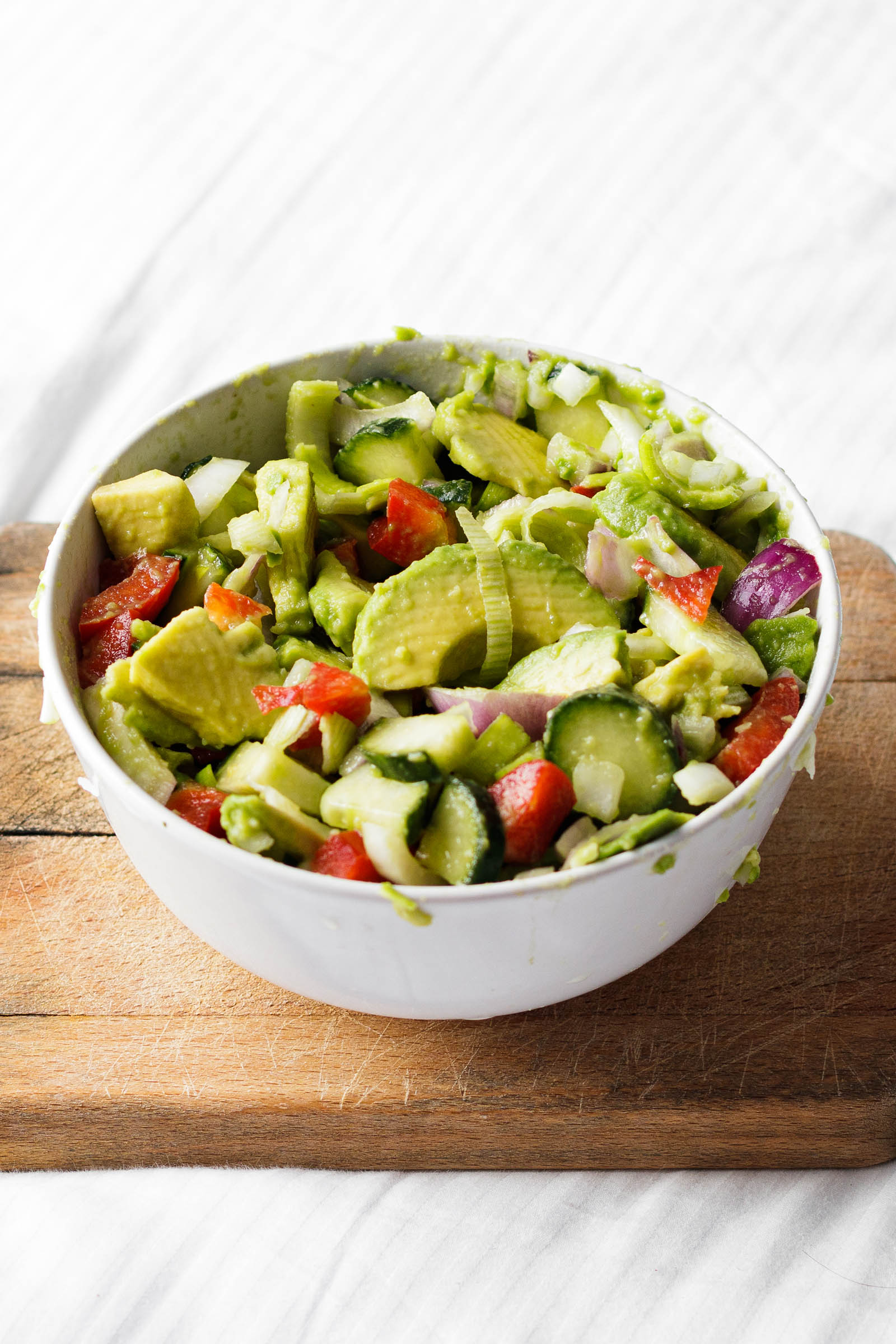 Easy Messy Avocado Summer Salad - Refresh My Health