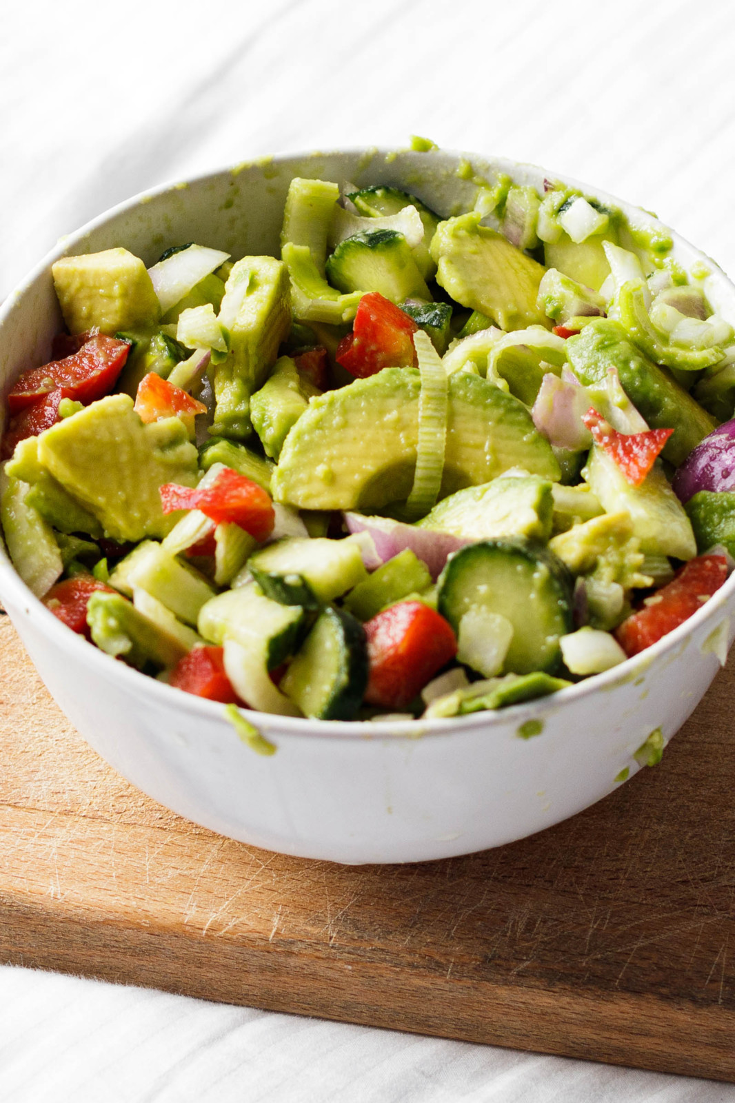 Easy Messy Avocado Summer Salad - Refresh My Health