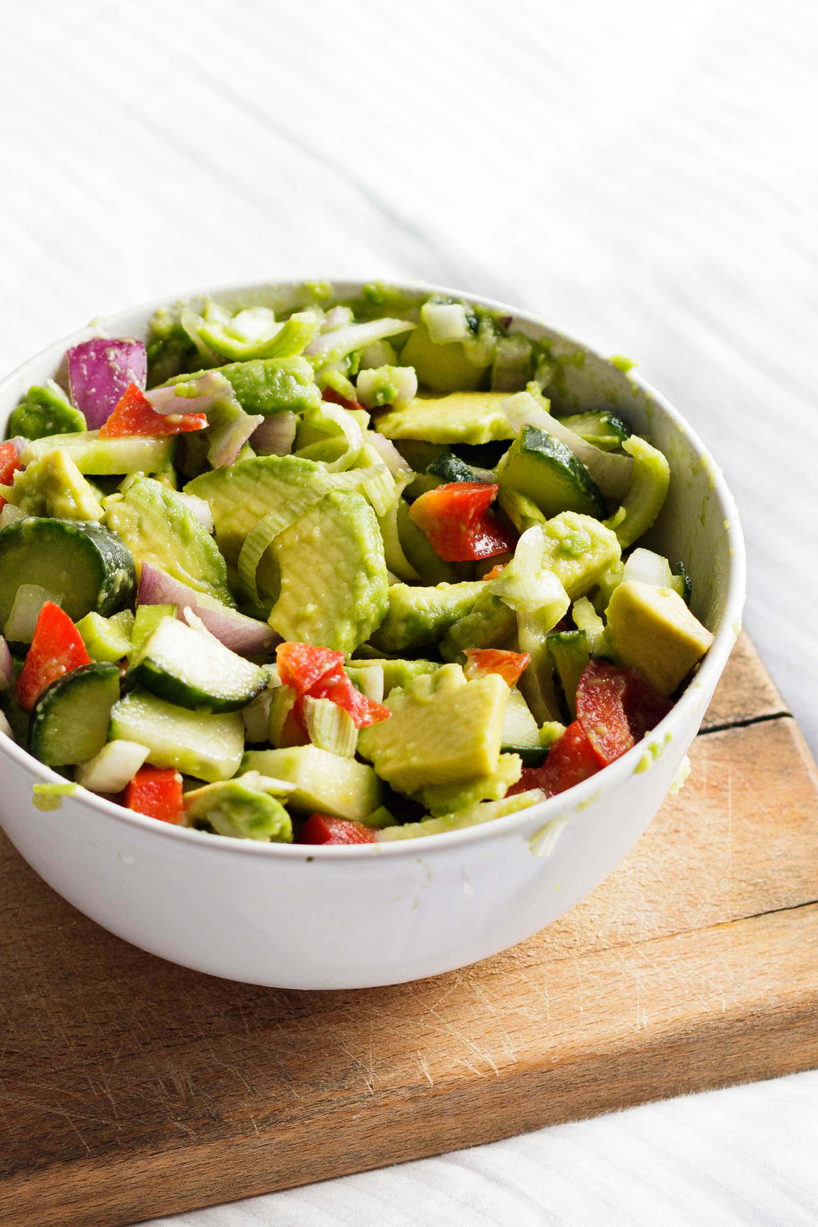 Easy Messy Avocado Summer Salad - Refresh My Health