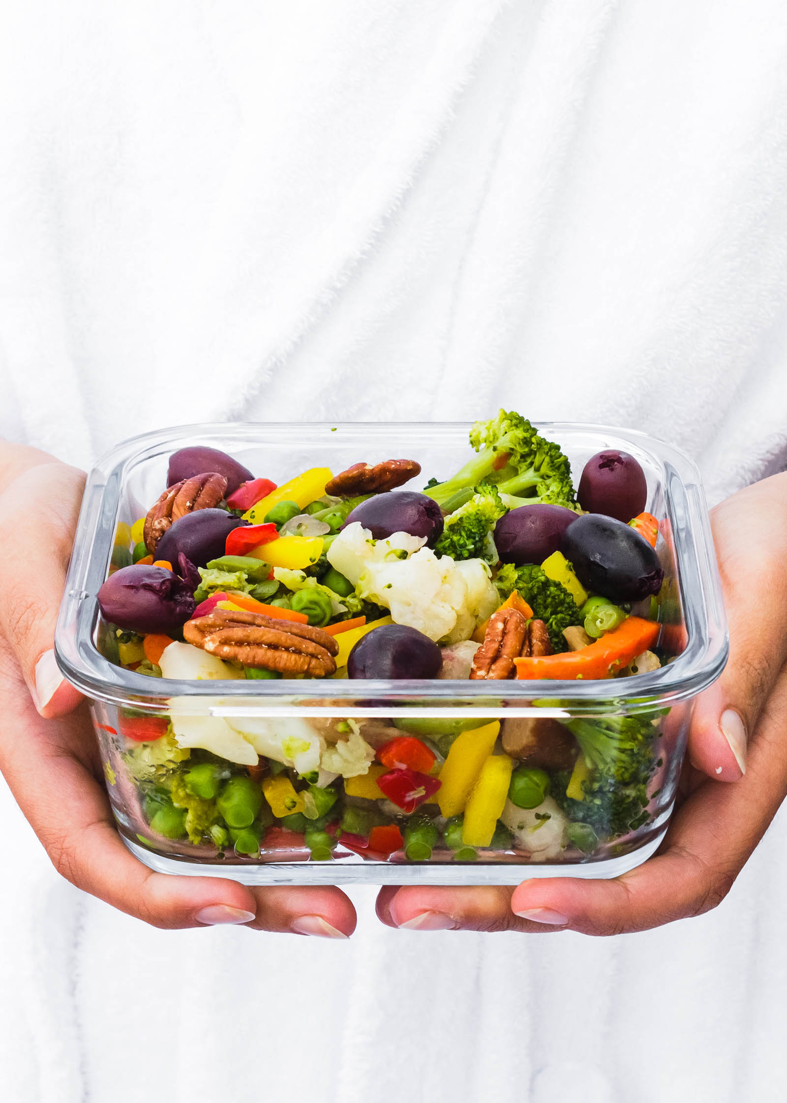 Steamed Vegetable Salad Lunch Box - Refresh My Health