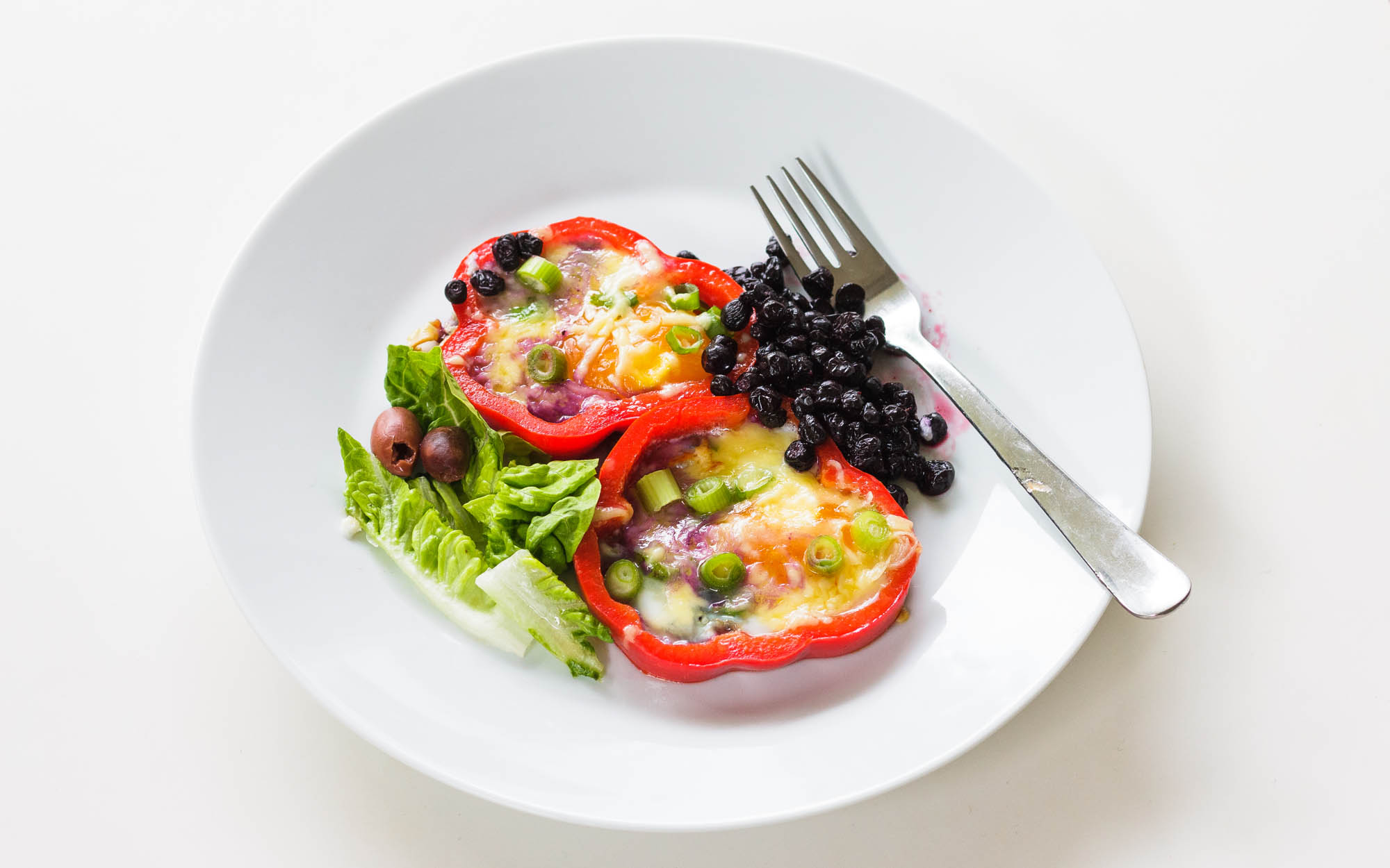Bell Pepper Fried Eggs