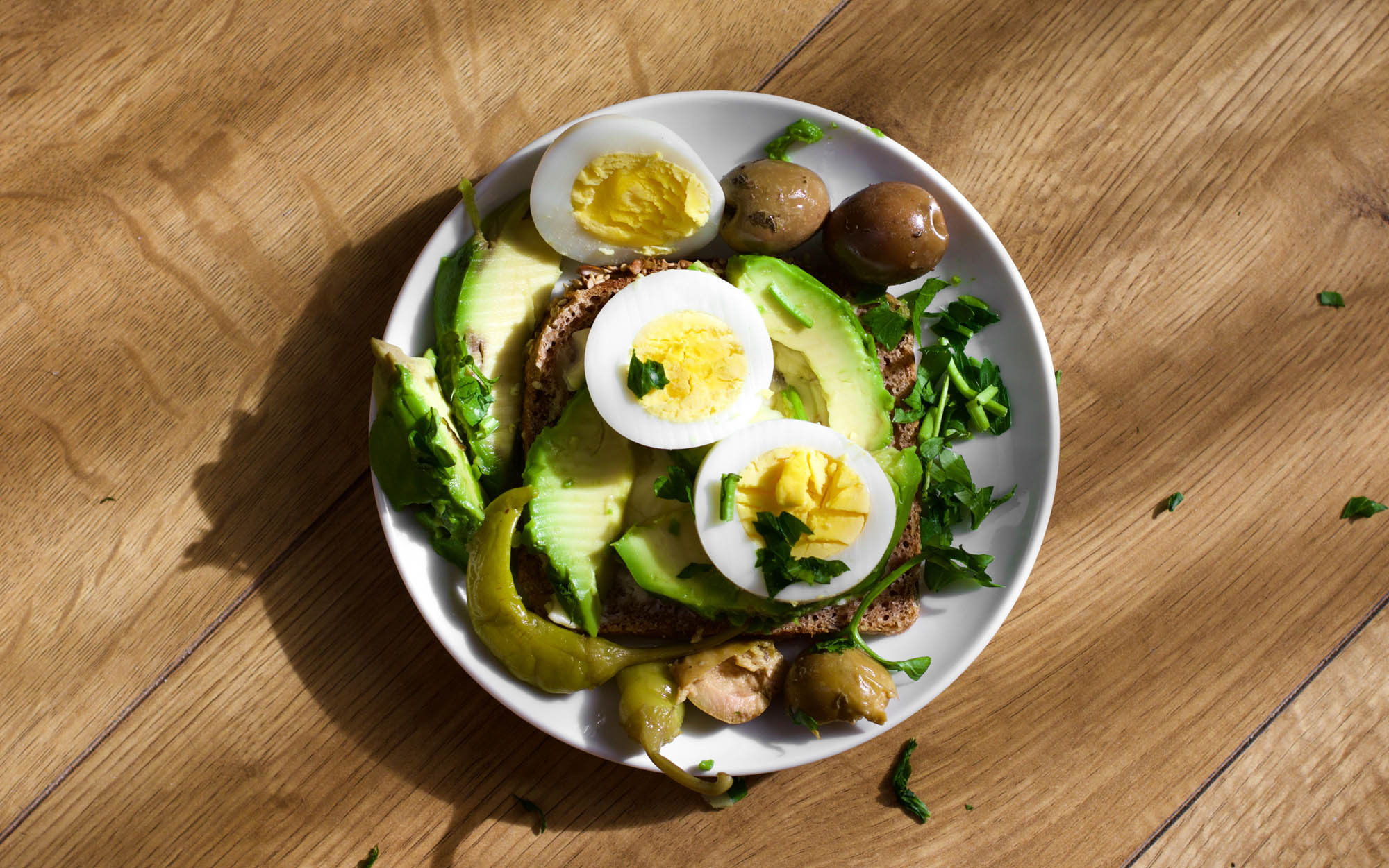Easy Healthy Avocado Egg Sandwich