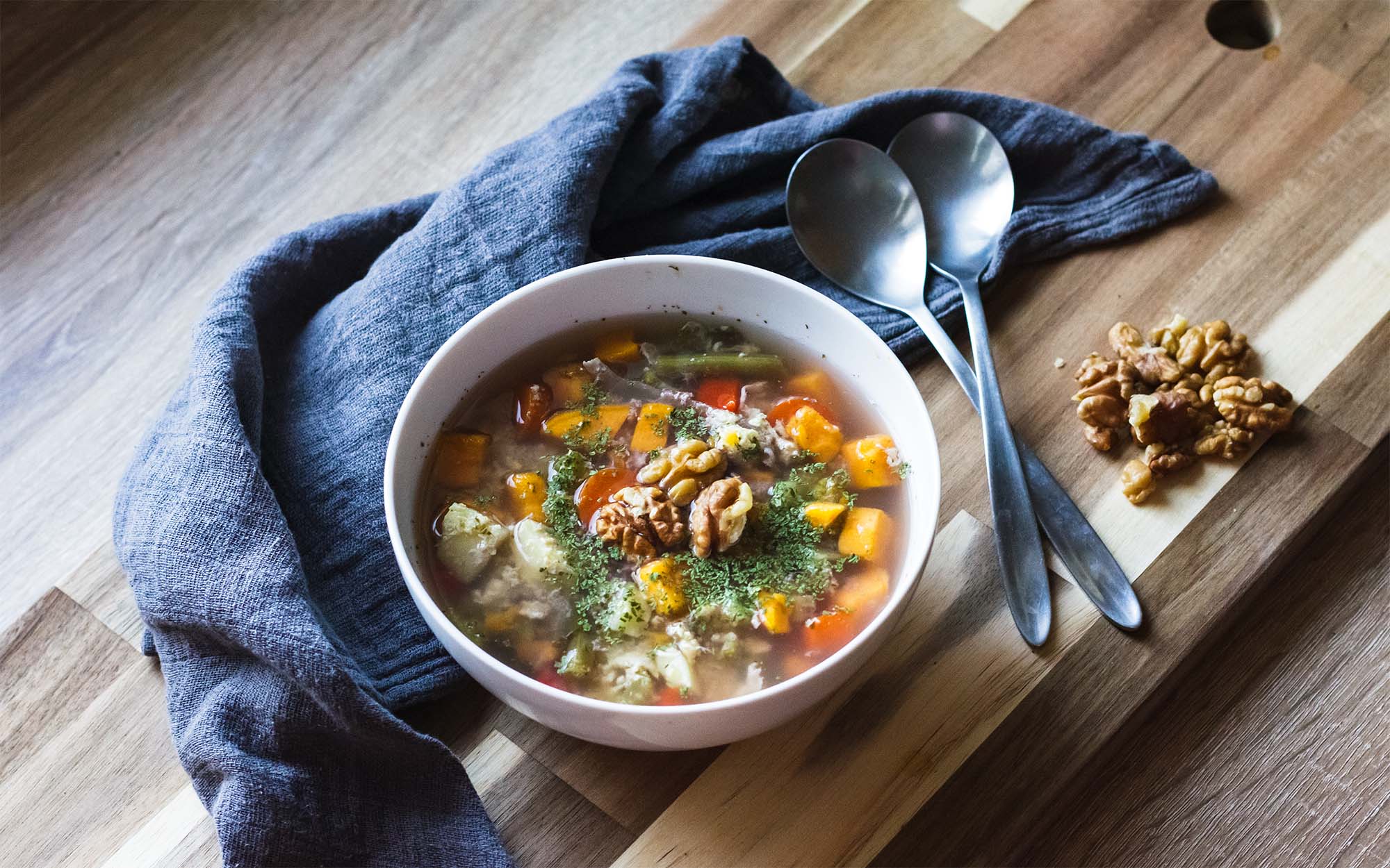 Traditional Vegetarian Sour Soup