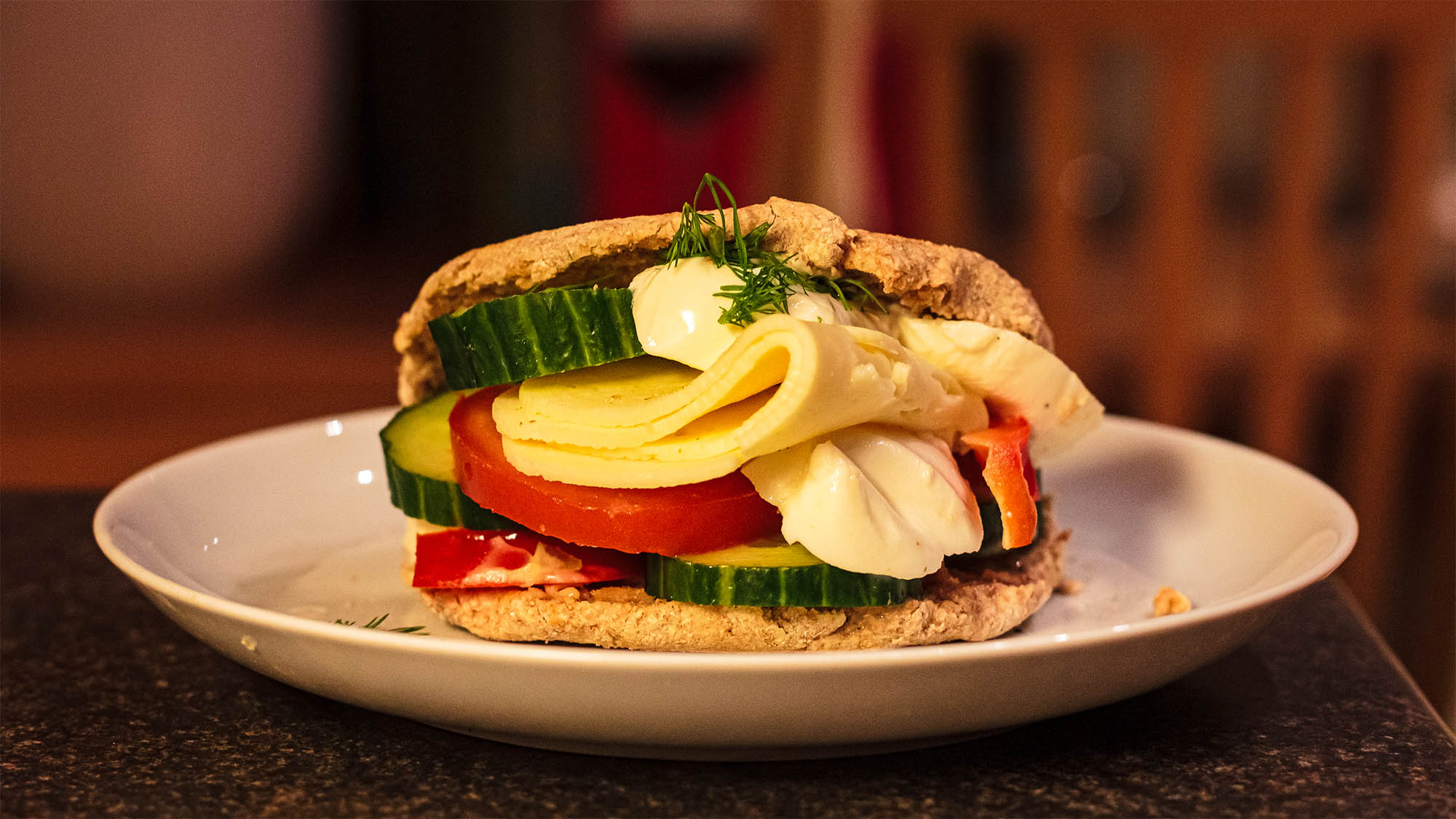 European Flavors Vegetarian Stuffed Pitas