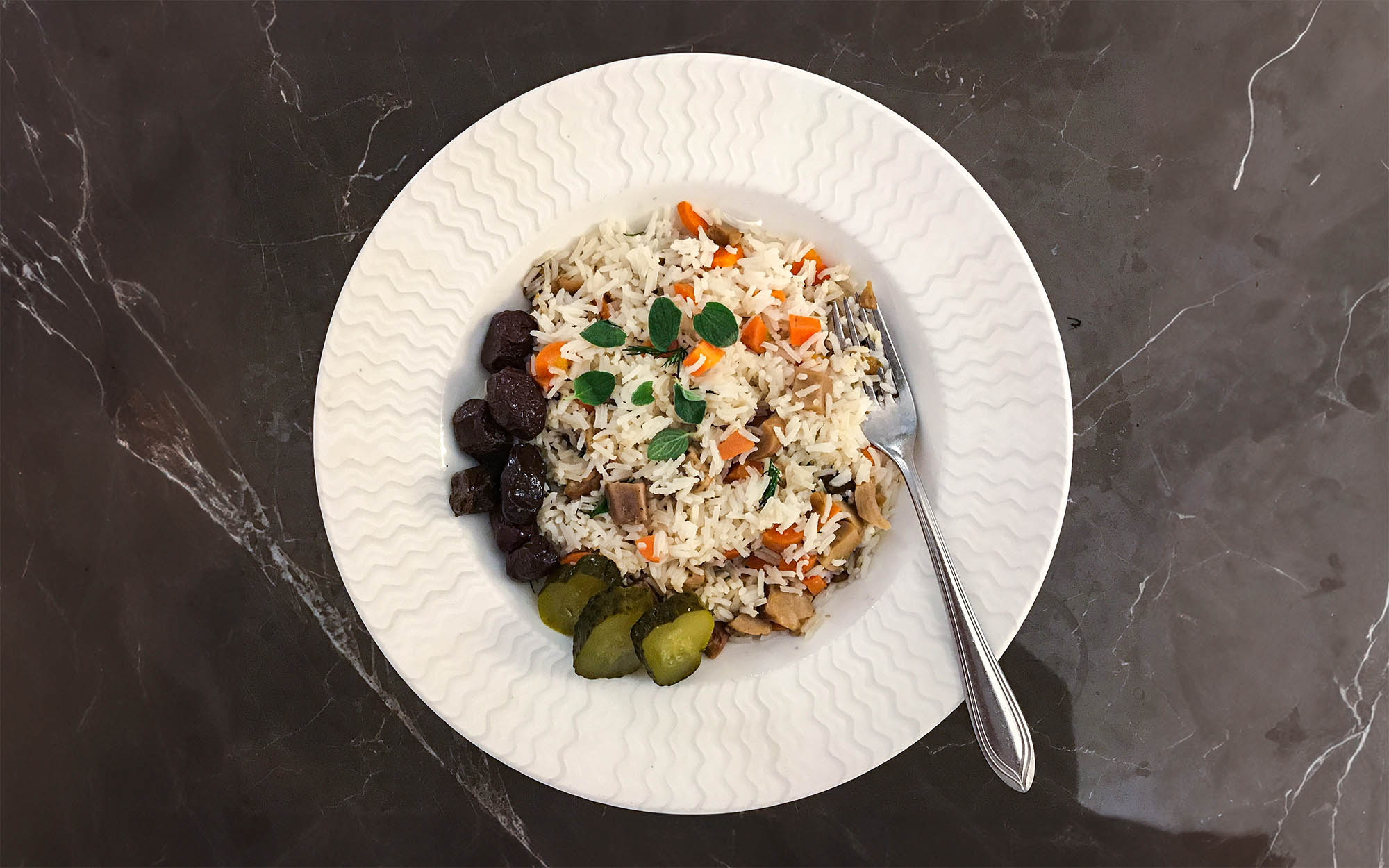 Easy Basmati Rice with Mushrooms